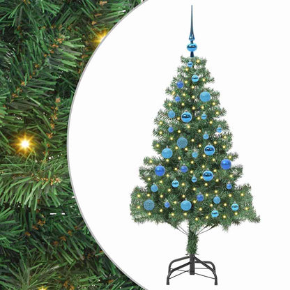 Kerstboom met 150 LED met standaard Groen 150 cm PVC