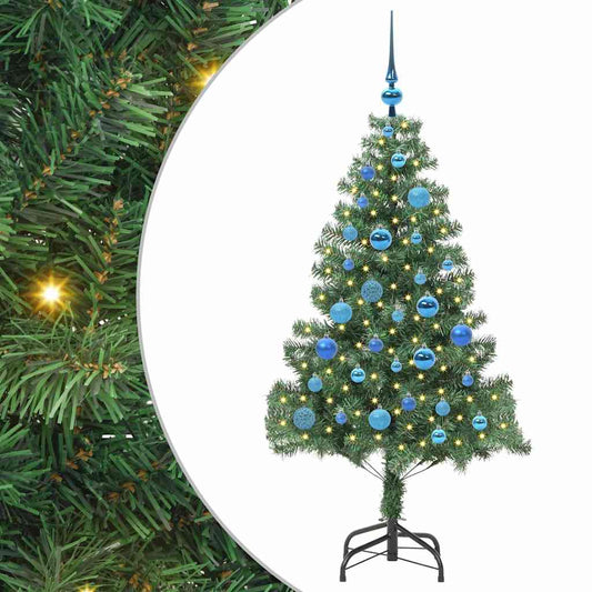 Kerstboom met 150 LED met standaard Groen 150 cm PVC