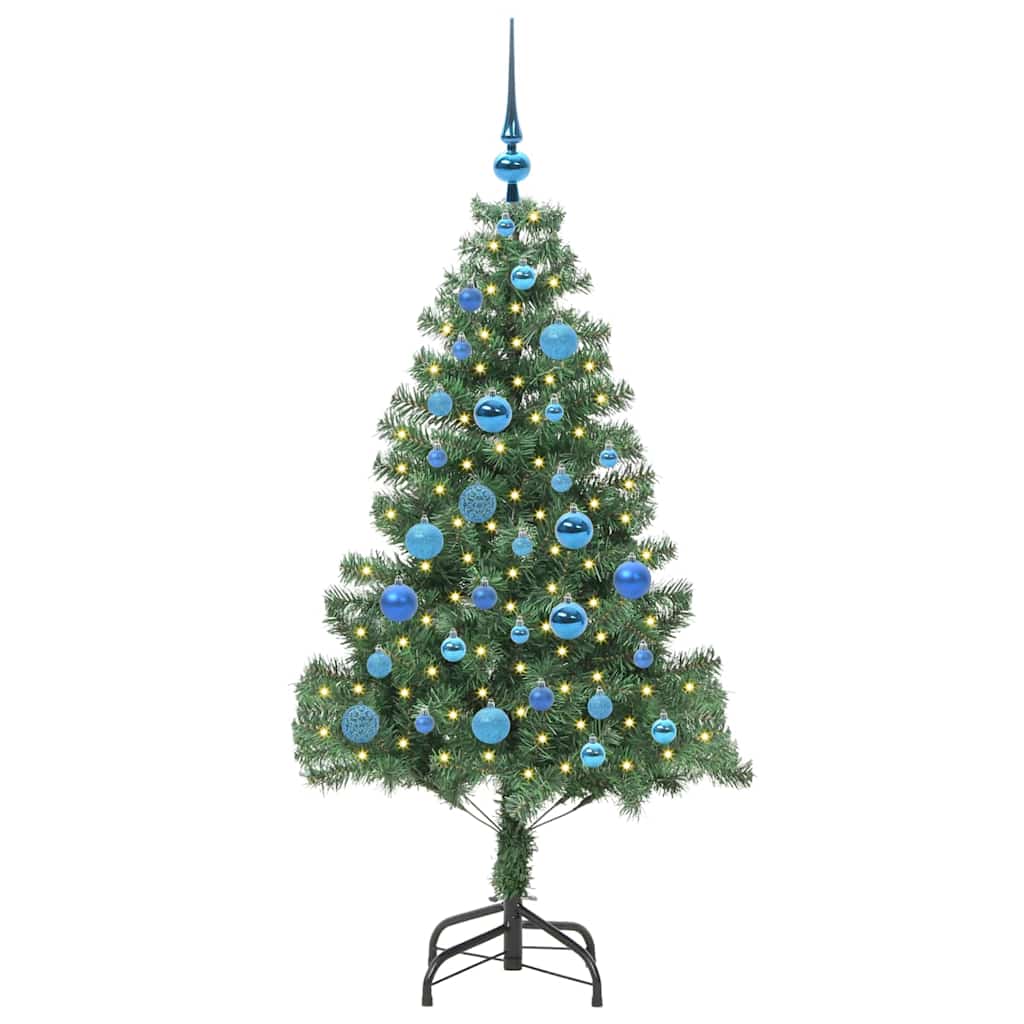 Kerstboom met 150 LED met standaard Groen 150 cm PVC