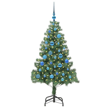 Kerstboom met 150 LED met standaard Groen 150 cm PVC