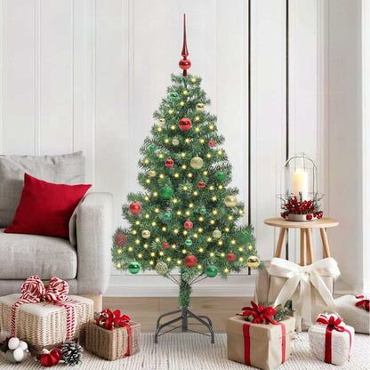 Kerstboom met 150 LED met standaard Groen 150 cm PVC