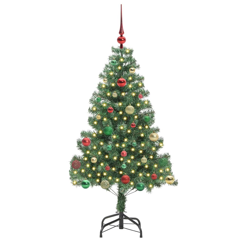 Kerstboom met 150 LED met standaard Groen 150 cm PVC