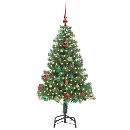 Kerstboom met 150 LED met standaard Groen 150 cm PVC