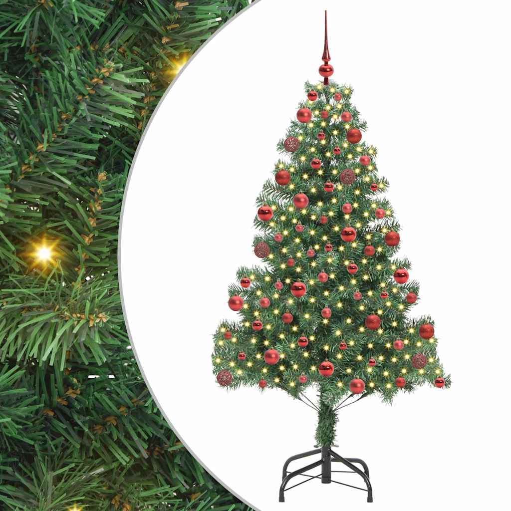 Kerstboom met 300 LED met standaard Groen 180 cm PVC