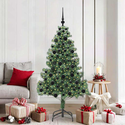 Kerstboom met 300 LED met standaard Groen 180 cm PVC