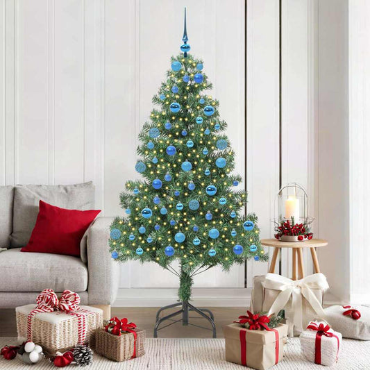 Kerstboom met 300 LED met standaard Groen 180 cm PVC