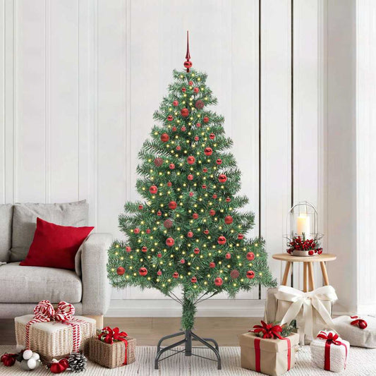 Kerstboom met 300 LED met standaard Groen 210 cm PVC