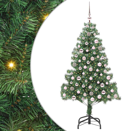 Kerstboom met 300 LED met standaard Groen 210 cm PVC