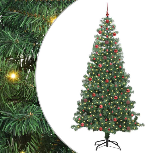 Kerstboom met 300 LED met standaard Groen 240 cm PVC
