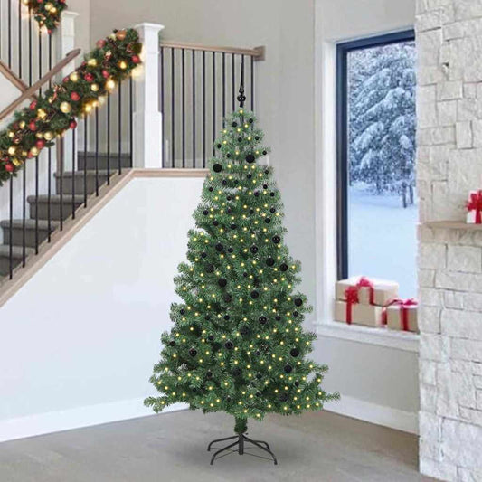 Kerstboom met 300 LED met standaard Groen 240 cm PVC