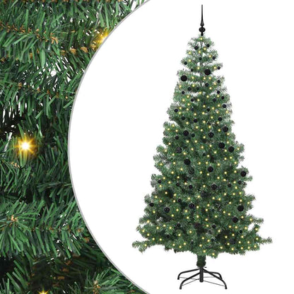 Kerstboom met 300 LED met standaard Groen 240 cm PVC