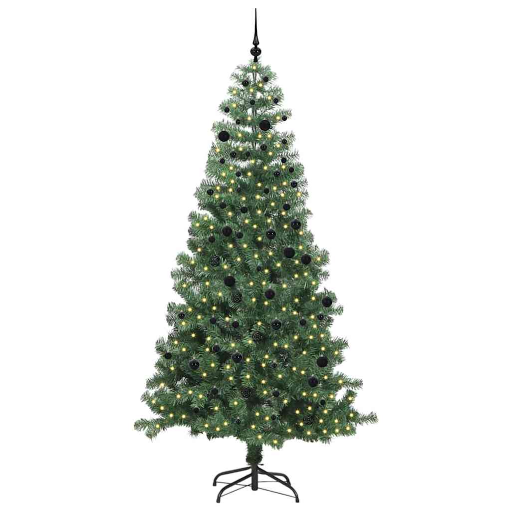 Kerstboom met 300 LED met standaard Groen 240 cm PVC