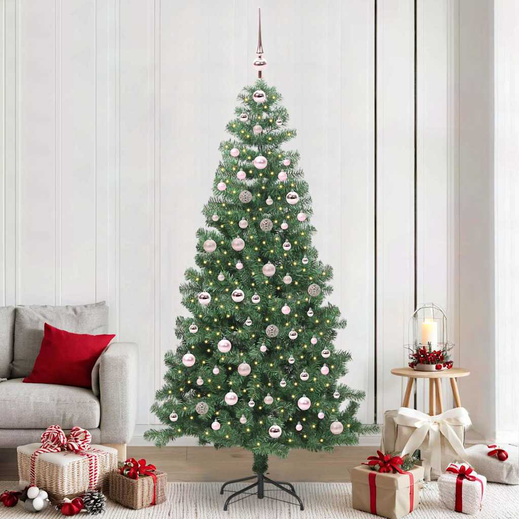 Kerstboom met 300 LED met standaard Groen 240 cm PVC