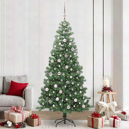 Kerstboom met 300 LED met standaard Groen 240 cm PVC