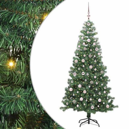 Kerstboom met 300 LED met standaard Groen 240 cm PVC