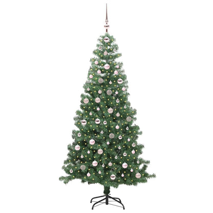 Kerstboom met 300 LED met standaard Groen 240 cm PVC