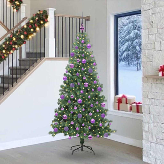 Kerstboom met 300 LED met standaard Groen 240 cm PVC