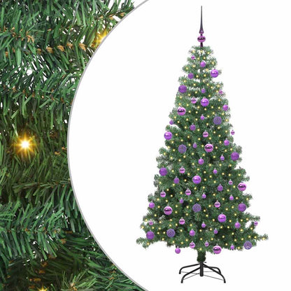 Kerstboom met 300 LED met standaard Groen 240 cm PVC