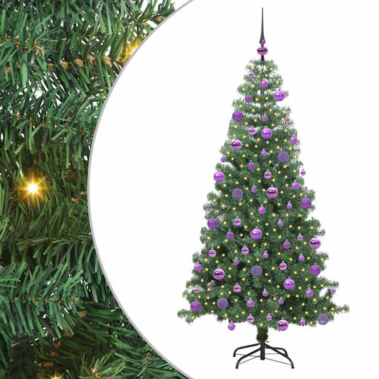 Kerstboom met 300 LED met standaard Groen 240 cm PVC