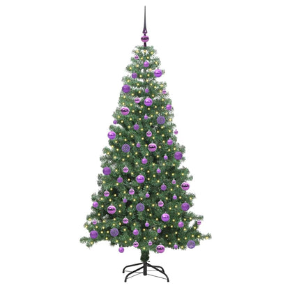 Kerstboom met 300 LED met standaard Groen 240 cm PVC