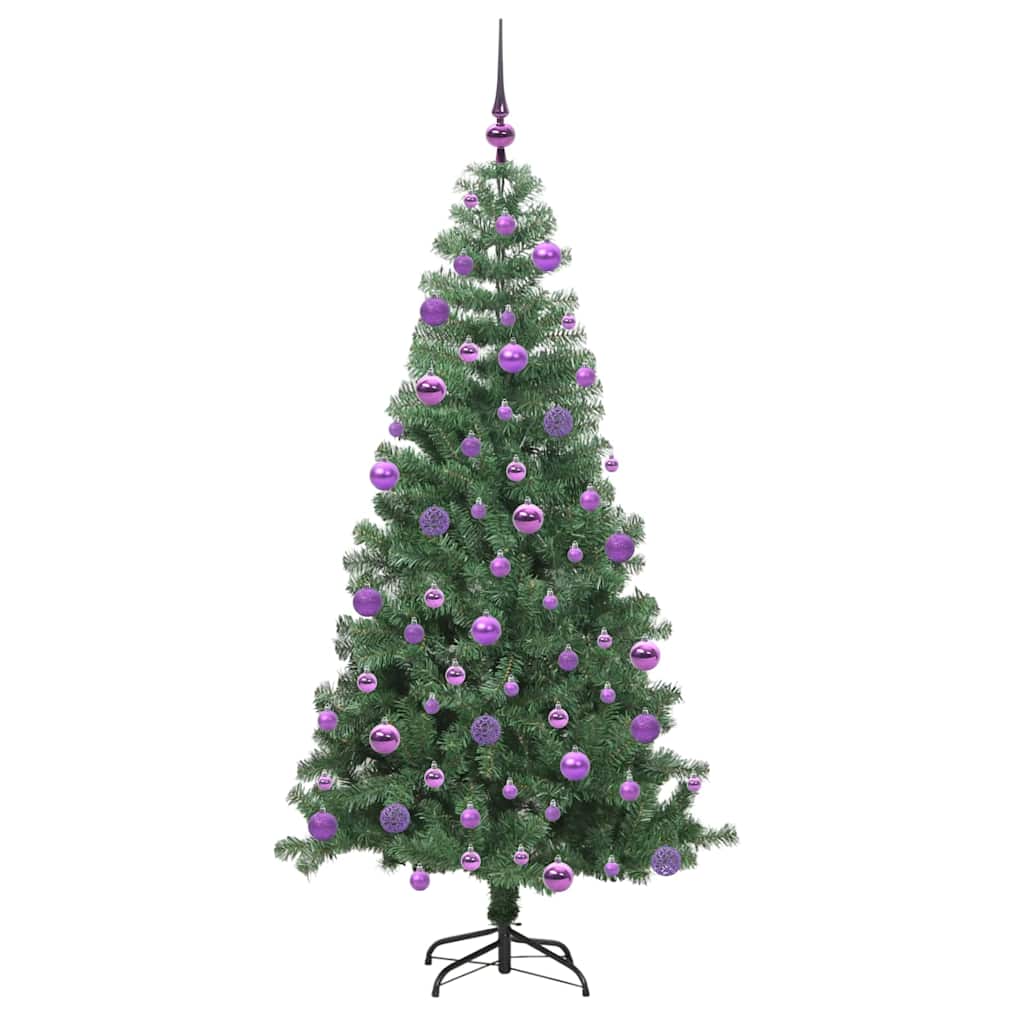 Kerstboom met 300 LED met standaard Groen 240 cm PVC