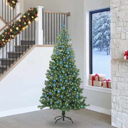 Kerstboom met 300 LED met standaard Groen 240 cm PVC