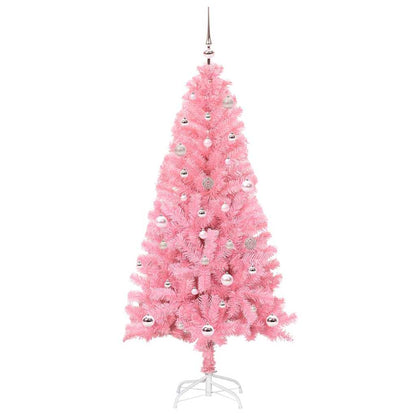 Kerstboom met 150 LED met standaard Roze 150 cm PVC
