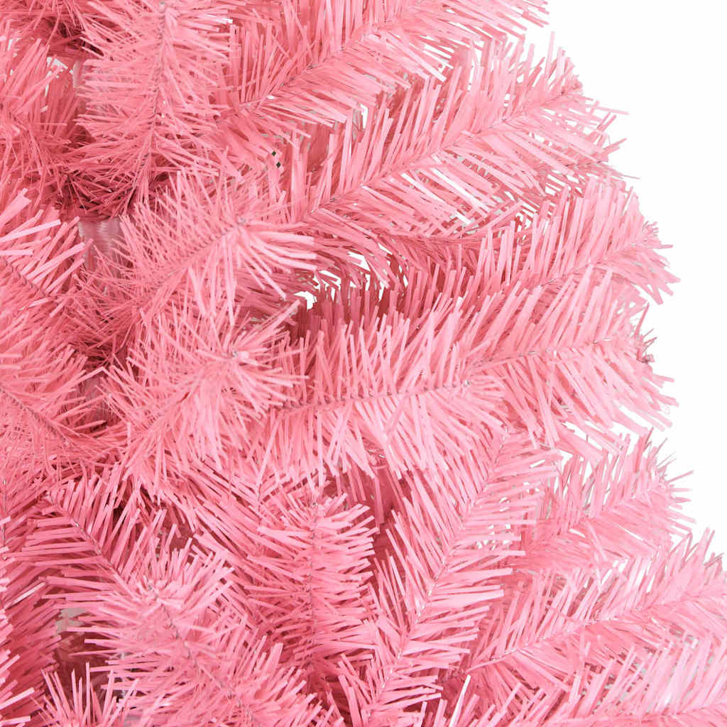 Kerstboom met 300 LED met standaard Roze 210 cm PVC