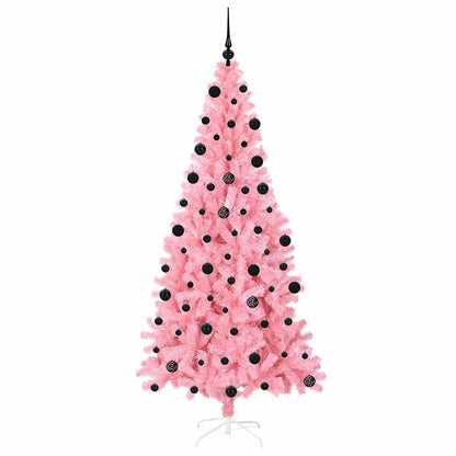 Kerstboom met 300 LED met standaard Roze 210 cm PVC