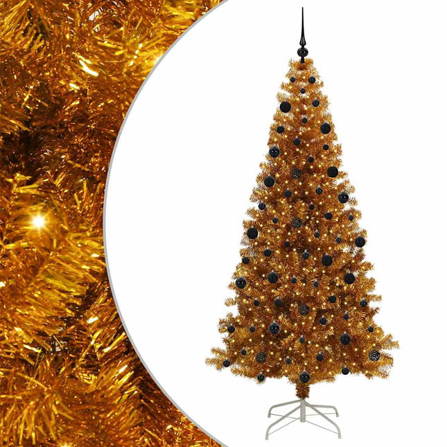 Kerstboom Goud 210 Cm Pet