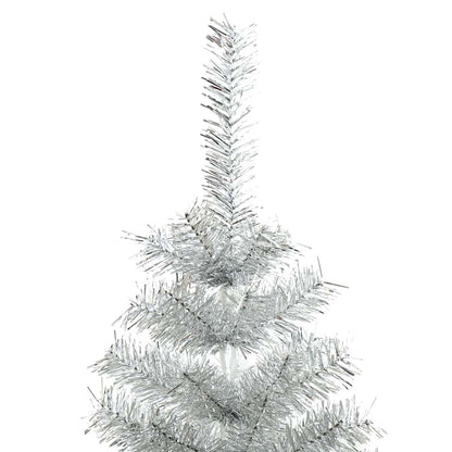 Kerstboom met 300 LED met standaard Zilver 210 cm PET