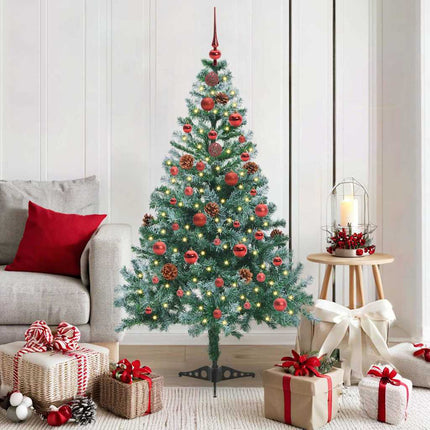 Kunstkerstboom Met 300 Led Groen 180 Cm Pvc En Staal