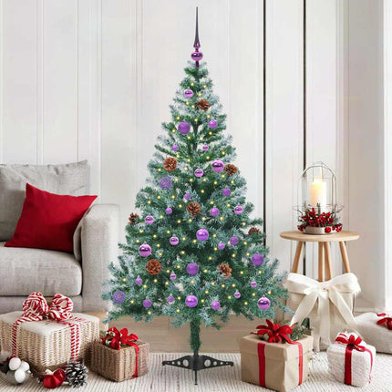 Kunstkerstboom Met 300 Led Groen 180 Cm Pvc En Staal
