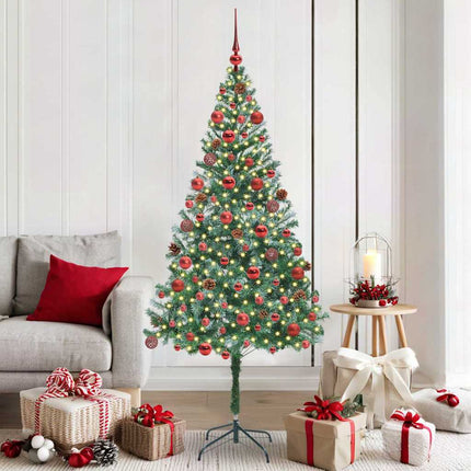 Kunstkerstboom Met 300 Led Groen 180 Cm Pvc En Staal