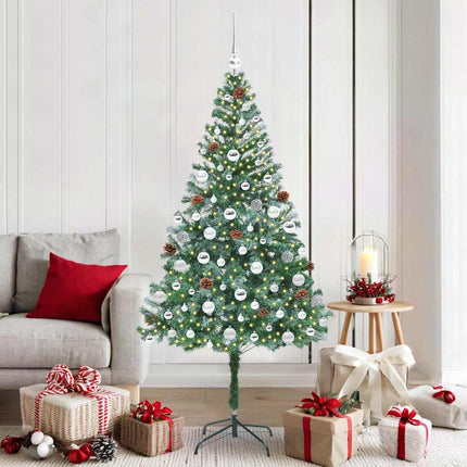 Kunstkerstboom Met 300 Led Groen 180 Cm Pvc En Staal