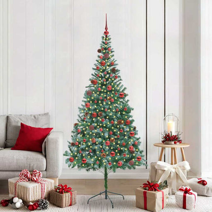 Kunstkerstboom Met 300 Led Groen 180 Cm Pvc En Staal