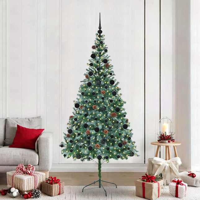 Kunstkerstboom Met 300 Led Groen 180 Cm Pvc En Staal