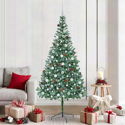 Kunstkerstboom Met 300 Led Groen 180 Cm Pvc En Staal