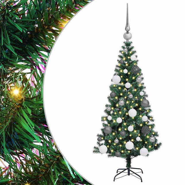 Kunstmatig Voorverlicht Kerstboom Groen Pvc En Metaal