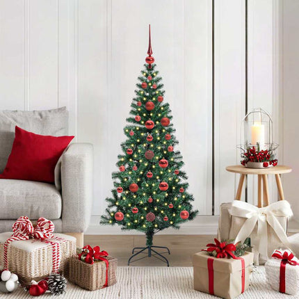 Kunstmatig Voorverlicht Kerstboom Groen Pvc En Metaal
