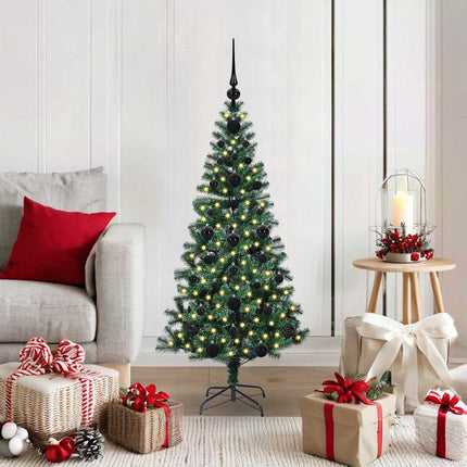 Kunstmatig Voorverlicht Kerstboom Groen Pvc En Metaal