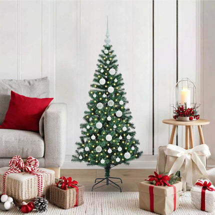 Kunstmatig Voorverlicht Kerstboom Groen Pvc En Metaal