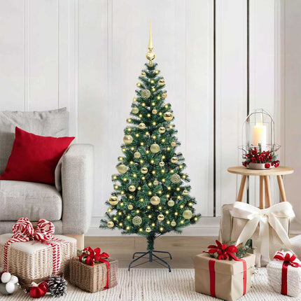 Kunstmatig Voorverlicht Kerstboom Groen Pvc En Metaal