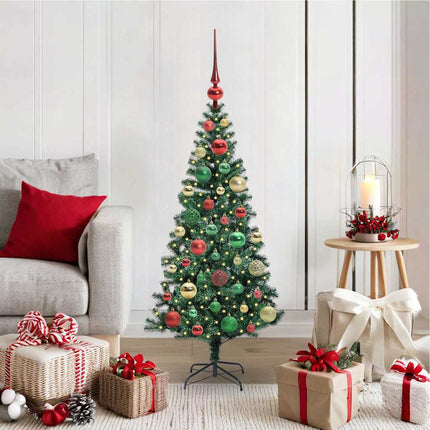 Kunstmatig Voorverlicht Kerstboom Groen Pvc En Metaal