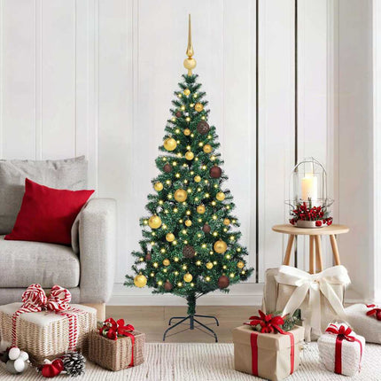 Kunstmatig Voorverlicht Kerstboom Groen Pvc En Metaal