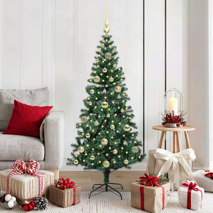 Kunstmatig Voorverlicht Kerstboom Groen Pvc En Metaal