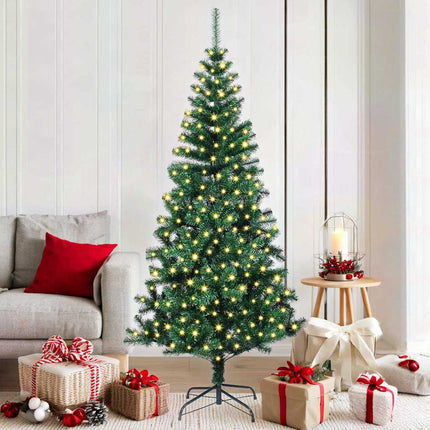 Kunstmatig Voorverlicht Kerstboom Groen Pvc En Metaal