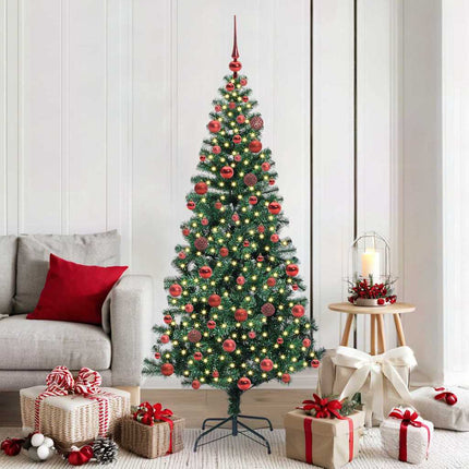 Kunstmatig Voorverlicht Kerstboom Groen Pvc En Metaal