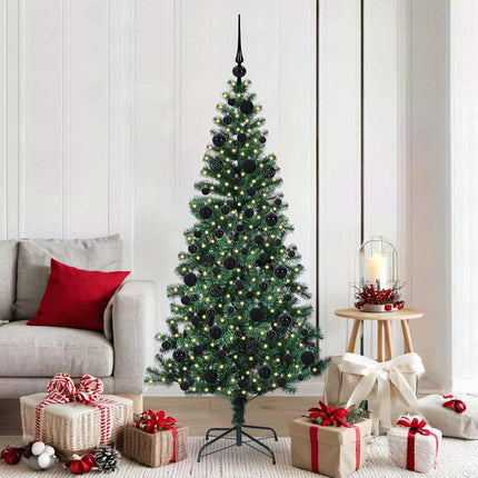 Kunstmatig Voorverlicht Kerstboom Groen Pvc En Metaal