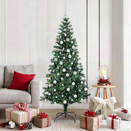 Kunstmatig Voorverlicht Kerstboom Groen Pvc En Metaal